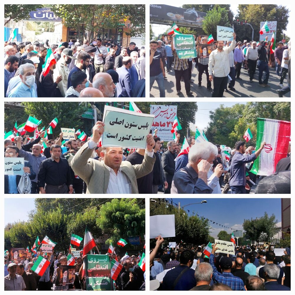 ایران بھر میں نماز جمعہ کے بعد پرامن عوامی احتجاجی مظاہرے +تصاویر+ ویڈیو