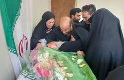 مراسم وداع با شهید «محمدحسین سروری راد» برگزار شد