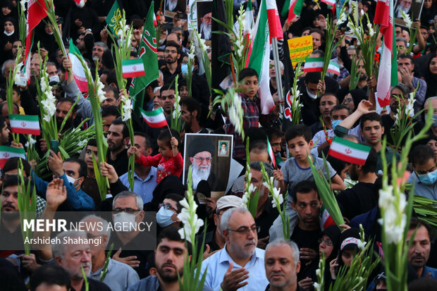 Huge gathering of Prophet Muhammad (S) Ummah in Tehran