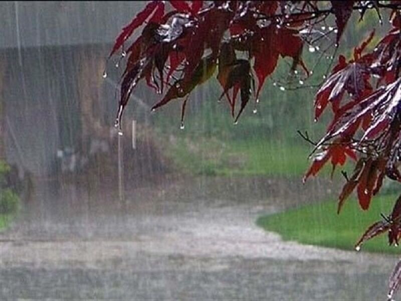 بارش رگباری باران در گلستان/احتمال وقوع آبگرفتگی معابر