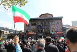 تجمع اعتراضی عزاداران گیلانی در محکومیت هتک حرمت مقدسات