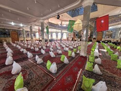 تهیه و توزیع ۶۴۰۰ بسته یلدایی توسط سپاه بقیه الله (عج) شیراز