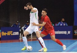 پیروزی یک نیمه‌ای تیم ملی فوتسال ایران مقابل اندونزی