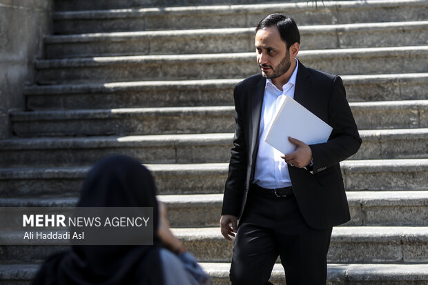 علی بهادری جهرمی سخنگوی دولت در حاشیه جلسه هیات دولت حضور دارد
