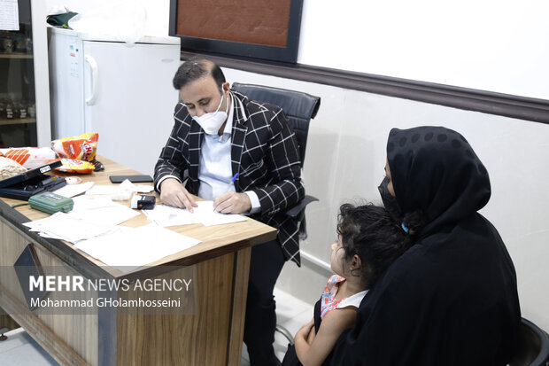 بسیج جامعه پزشکی بوشهر خدمات رایگان