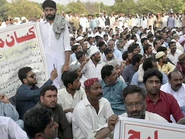 پاکستان میں کسانوں کا احتجاج