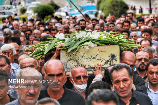 شهید رمضانعلی میرزایی به آغوش مادر بازگشت