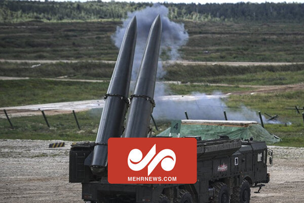 لحظه پرتاب موشک‌های روسی به سمت زیر ساخت نظامی اوکراین