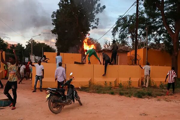 Protesters attack French embassy in Burkina Faso