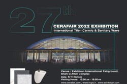 Tehran to host 27th Intl. Tile, Ceramic Exhibition