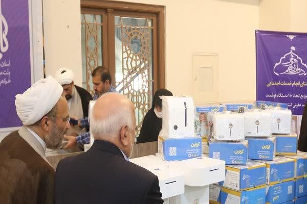 ۱۱۰ دستگاه ضدعفونی‌کننده به دانشگاه علوم پزشکی اصفهان هدیه شد