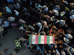 پیکر جانباز ۷۰ درصد در اصفهان تشییع و خاکسپاری شد