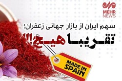 سهم ایران از بازار جهانی زعفران؛ تقریبا هیچ!