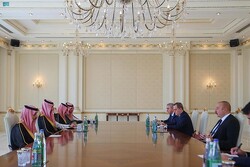 دیدار فیصل بن فرحان با رئیس جمهوری آذربایجان در باکو