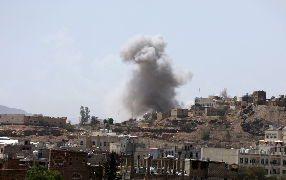 یمن پر جارح سعودی اتحاد کے حملوں کا سلسلہ جاری
