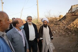 بازدید رئیس سازمان مدیریت بحران کشوراز مناطق زلزله زده خوی