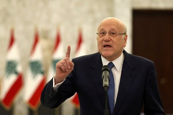 جدیدترین موضع گیری نخست وزیر لبنان درباره ترسیم مرز دریایی