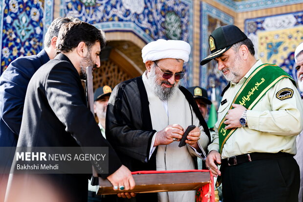 صبحگاه مشترک عهد سربازی در مسجد مقدس جمکران 11