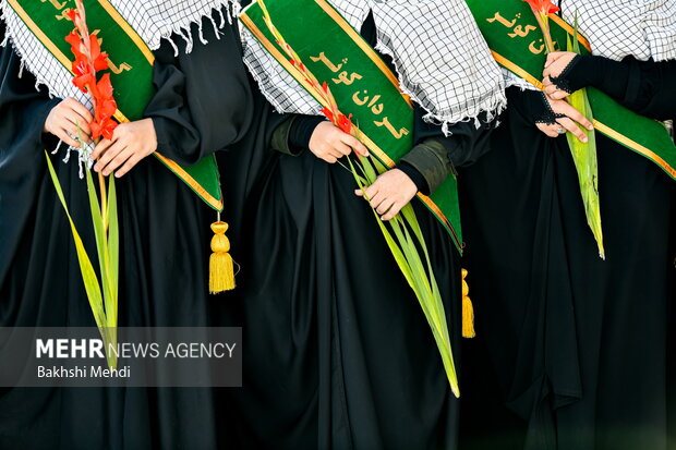 صبحگاه مشترک عهد سربازی در مسجد مقدس جمکران 12