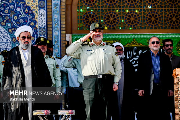 صبحگاه مشترک عهد سربازی در مسجد مقدس جمکران 17