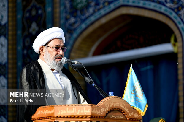 صبحگاه مشترک عهد سربازی در مسجد مقدس جمکران 16