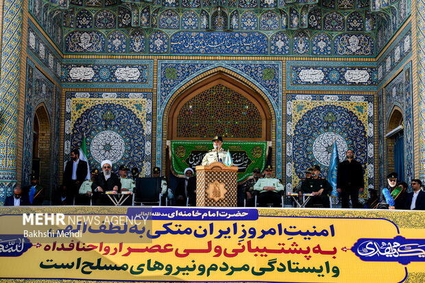 صبحگاه مشترک عهد سربازی در مسجد مقدس جمکران 25