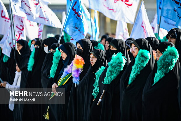صبحگاه مشترک عهد سربازی در مسجد مقدس جمکران 27