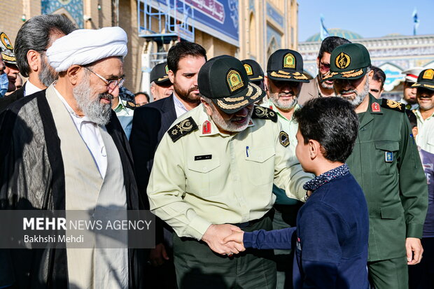 صبحگاه مشترک عهد سربازی در مسجد مقدس جمکران 4