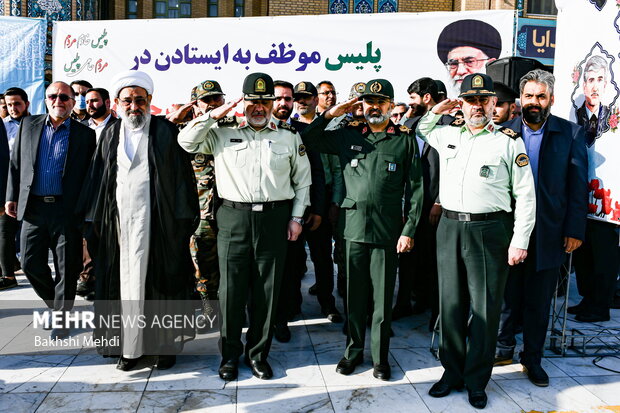 صبحگاه مشترک عهد سربازی در مسجد مقدس جمکران 3