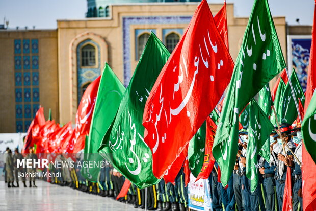 صبحگاه مشترک عهد سربازی در مسجد مقدس جمکران 32