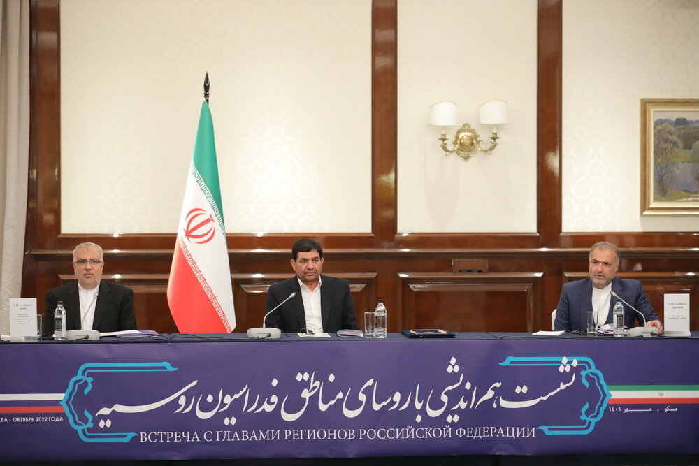 مخبر: طهران تعلن استعدادها لرفع مستوى العلاقات الاقتصادية مع موسكو إلى أقصى حد ممكن