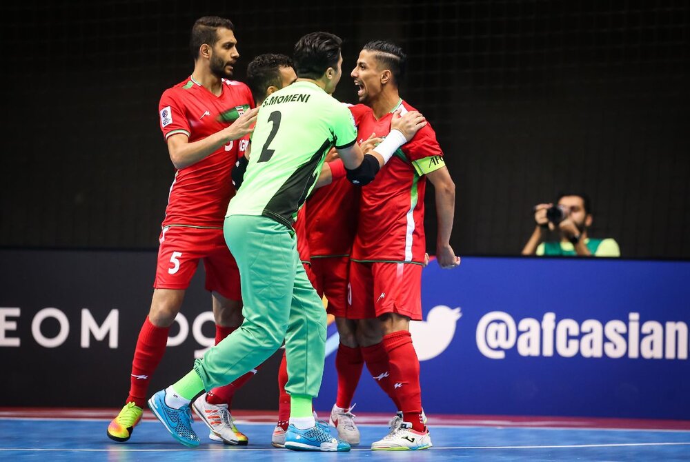 تصاویری از پیروزی تیم ملی فوتسال ایران مقابل تایلند