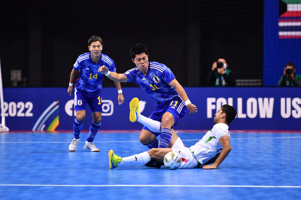 گزارش تصویری از باخت تیم ملی ایران به ژاپن در فینال