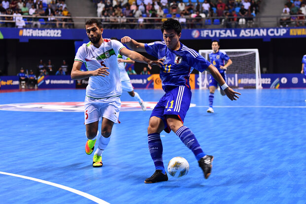 گزارش تصویری از باخت تیم ملی ایران به ژاپن در فینال