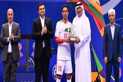 AFC congratulates Tayebi on receiving Yili Top Scorer award