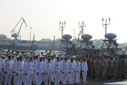 مراسم عهد سربازی در ناوگان شمال نیروی دریایی