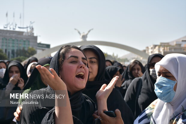 Funeral ceremony of IRGC member in Sanandaj
