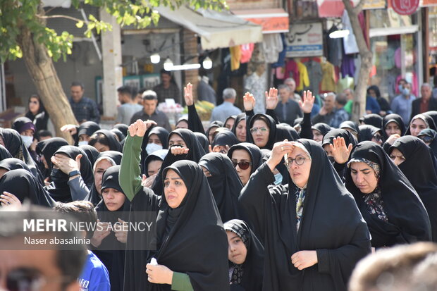 Funeral ceremony of IRGC member in Sanandaj
