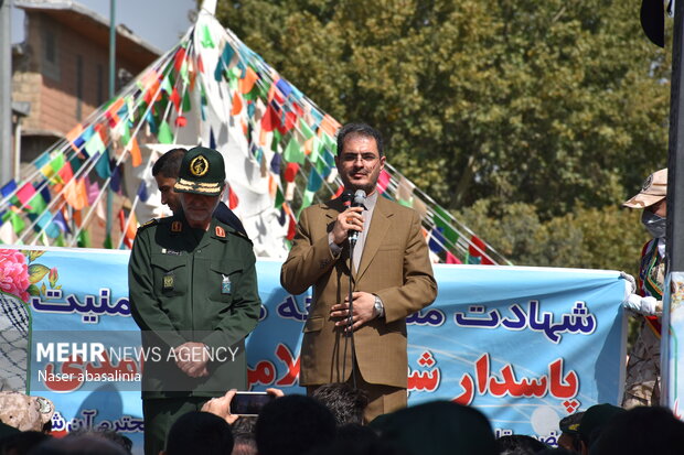 Funeral ceremony of IRGC member in Sanandaj
