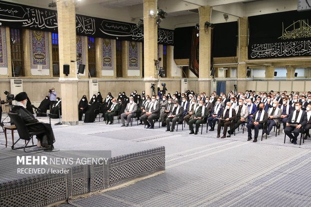 دیدار دست‌اندرکاران دومین کنگره شهدای ورزشکار با رهبر معظم انقلاب