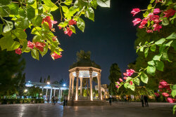 Tomb of Iranian poet Hafez in Shiraz