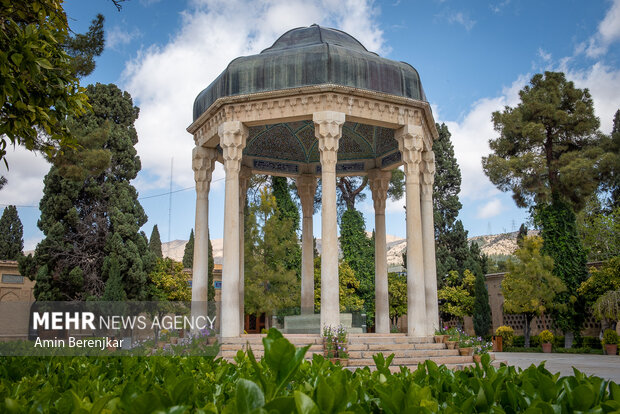 Tomb of Iranian poet Hafez in Shiraz
