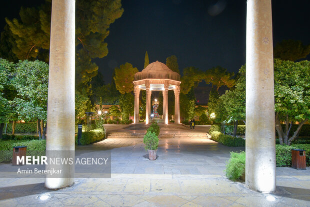 Tomb of Iranian poet Hafez in Shiraz
