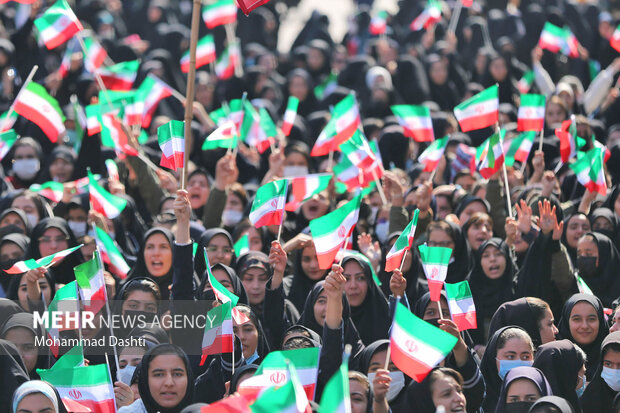 Pro-Islamic Republic rallies by women across Iran
