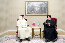 رایزنی رئیسی و امیر قطر درباره راهکارهای ارتقای روابط دوجانبه اقتصادی