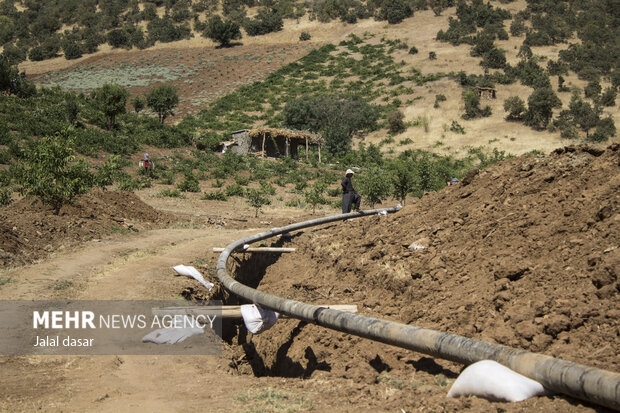 گازرسانی به ۳۹ روستای استان ایلام در دست اجرا است