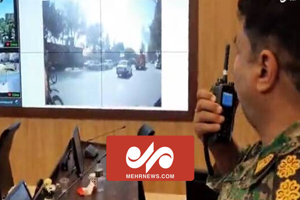 فیلمی از وضعیت امروز ظهر تهران در مانیتورینگ یگان ویژه فراجا