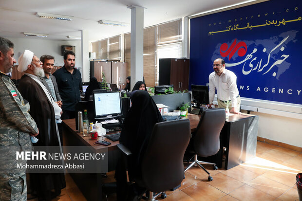 بازدید رئیس سازمان عقیدتی سیاسی ارتش از خبرگزاری مهر