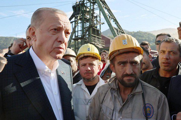 رئیس‌جمهور ترکیه از تکمیل عملیات نجات در حادثه معدن خبر داد