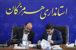 امضای توافقنامه تخصیص و تحویل اراضی بندر شهید حقانی و اجرای طرح جامع بندر هرمز